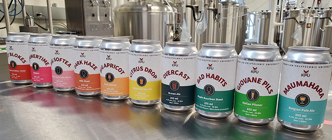 KPU Brewing 2022 Student Signature Series Beers